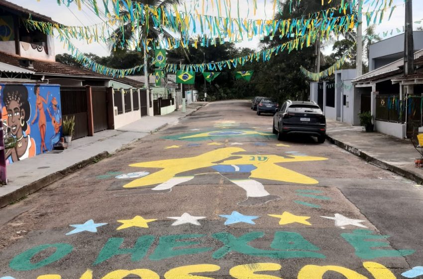  A rua que virou point da Copa em Joinville
